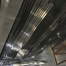 供应商场吊顶铝合金天花U型铝方通(欧百得)U型方通规格_u槽方通天花
