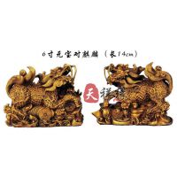 开光铜麒麟 纯铜元宝对麒麟 铜金钱麒麟摆件 ******貔貅***