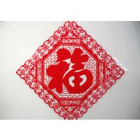 供应2014新款静电贴 静电福字 玻璃门贴 春节用品 剪纸多规格