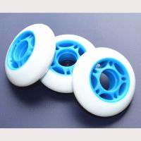广州番禺科航轮滑鞋轮子水果平花轮溜冰鞋高弹耐磨PU刹车轮72mm