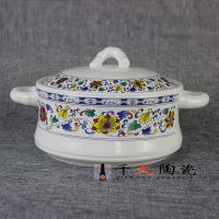 景德镇员工福利手绘陶瓷礼品餐具批发厂家 千火陶瓷