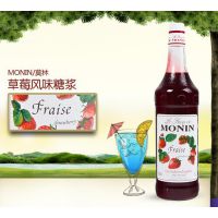 马来西亚***莫林糖浆果露1000ml草莓风味浓缩调酒调味用糖浆