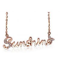 歐幣何以笙簫默同款2015情人節(jié)禮物明星項鏈 陽光女短飾品