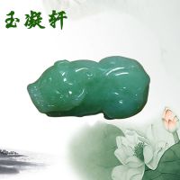 新款上市 全豆绿天然缅甸翡翠怪兽 平安玉器挂件