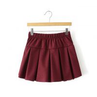 XIAN.R.Z--WW 韓版時(shí)尚款釘珠小花短裙 秋季百褶裙 半身裙