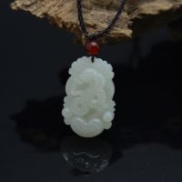 温润斋 新疆和田玉青白玉生肖蛇吊坠 玉石挂件批发 玉坠88002465