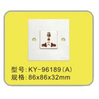 多功能多孔插座 科業(yè)系列多功能五孔墻壁插座 鋼架全PC阻燃材料