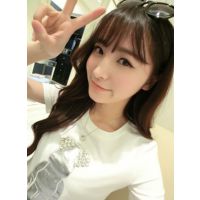 A【哚啦】2358春装新2015韩版学院风卡通图案可爱纯棉短袖T恤女