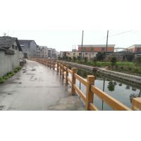 仿木D-F护栏栏杆 仿石护栏栏杆 河道护栏 水泥护栏 亲水平台栏杆