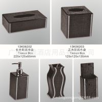 优质亚克力酒店用品 创意各种亚克力工艺制品卫浴套件厂家批发