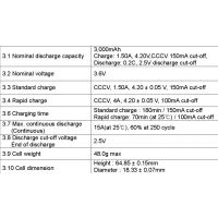 供应全新三星INR18650-30Q 3000mah动力电池 电子烟 电动工具锂电池