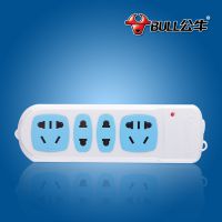 公牛GN-401W接线板插排插线板拖线板排插无线插座四孔位