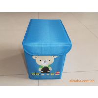 厂家直销卡通可爱印花加厚加大衣服收纳箱