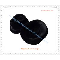 尼日利亚帽子 炫酷时尚黑色帽
