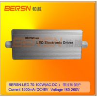 厂家专业生产高功率因数防水LED驱动电源70-100W，LED恒流电源