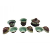 新款茶具窑变釉茶具 ***礼品汝钧瓷茶具 创意流釉滴釉茶具