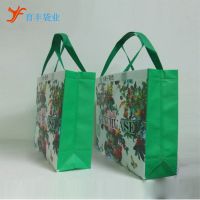 布袋厂家专业定制机压覆膜无纺布袋 彩色无纺布袋热压成型