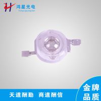 LED1W 0.5W大功率黄光蓝光紫光灯珠正品台湾光宏芯片led钓鱼灯