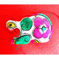 陜西民俗特色工藝禮品批發(fā) ***純手工泥塑彩繪12生肖掛飾品掛件