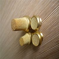 1/4,3/8,1/8高品质铜制外螺纹边六角消声器