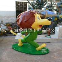 大型游乐园玻璃钢 卡通公仔玻璃钢雕塑 *** 卡通雕塑