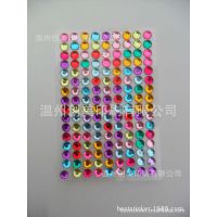 厂家直销水晶钻 手机饰品 DIY配件 亚克力DIY贴钻 水晶贴纸批发