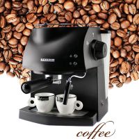 意式半自动蒸汽家用咖啡机 咖啡粉饼两用机 奶泡机 新品