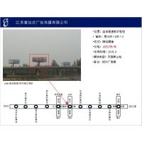 连徐高速公路新沂互通单立柱广告牌-壹站式广告