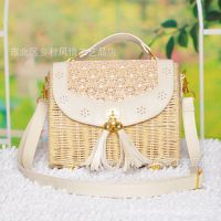 鈴鐺皮穗 鄉(xiāng)村風(fēng)情 植物手工藝制品 草編包 藤條包 藤編包 女包