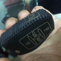 大众夏朗专车专用手缝钥匙包，真皮钥匙套，高配置遥控套