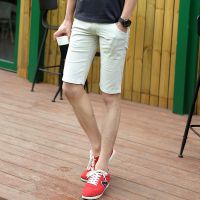 2015夏季休閑直筒男褲 男裝五分褲修身男式中褲 男士沙灘褲潮