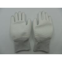 深圳厂家供应全国 碳纤维PU涂掌手套 碳素手套