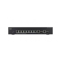 (正仁德信)SF302-08思科交换机 8口10/100M，2口1000Base-T/SFP
