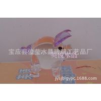 水晶迷你豬家居裝飾品小擺件商務(wù)禮品促銷獎(jiǎng)品生日禮品玻璃工藝品