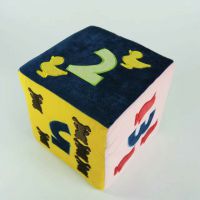 定制数字毛绒骰子 专业定做益智毛绒玩具 开发儿童智力 来图定制加logo
