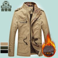 秋冬装时尚潮流百搭大衣青年 休闲中长款棉服加厚棉袄外套Y11H24
