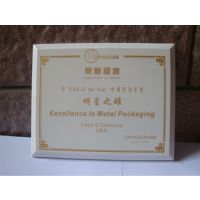 白色雕刻奖牌定做 白色荣誉证书木奖牌定做 实木雕刻奖牌定做