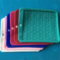 苹果ipad5/air超薄硅胶保护套 ipad纯色平面硅胶套