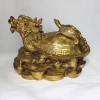 开光纯铜龙龟摆件子母龟***家居金属工艺品铜器工厂生产加工批发