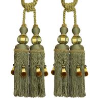 廠家直供***窗簾掛球雙球歐式奢華高端窗簾流蘇掛球綁帶批發(fā)一對(duì)