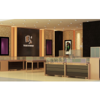 深圳展柜厂| ***湖南益阳国玉翡翠展示柜设计效果图