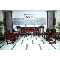 供应上海红木家具专卖店 港龙红木 红酸枝中堂 古典中式家具 专业定制