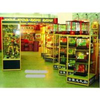 供应精品货架批发商/钛合金展示架/陈列柜/玻璃高档饰品架