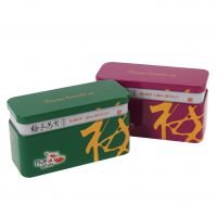 马口铁食品包装盒 扁形接颈食品铁盒