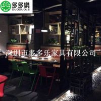 深圳2015全年度***蒸汽海鲜火锅桌 多多乐家具餐厅餐桌椅 石材厂家