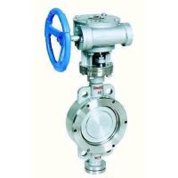 【現(xiàn)貨】D373H-16C 渦輪對夾式硬密封蝶閥 西安君昊WCB鑄鋼蝶閥D371H