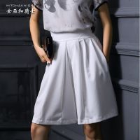 2015夏装新款中腰宽松大码短裤中长款裙裤阔腿裤时尚女裤子欧洲站