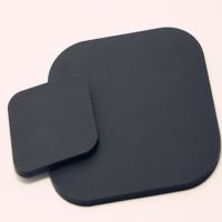 高弹性黑色硅胶片 ***磨砂面方形硅胶垫片 欧美日用硅胶防滑胶垫