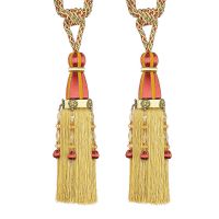 ***窗簾掛球工廠直供歐式精品窗簾綁帶別墅專(zhuān)用窗簾掛球批發(fā)一對(duì)