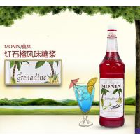 马来西亚***莫林糖浆果露1000ml红石榴风味浓缩调酒调味糖浆